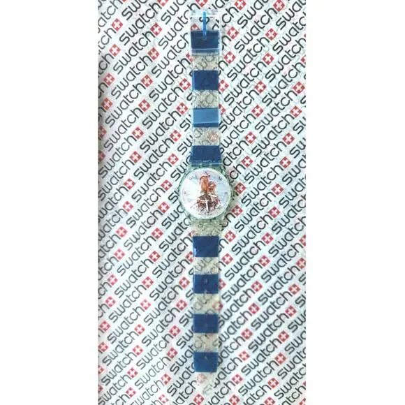 Swatch watch 	La Sirene Et Le Marin GZ161 99 Specials Design by Pierre Et Gillis - Picture 3 of 8